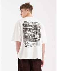 ASOS - Oversized T-Shirt With Car Back Print - Lyst