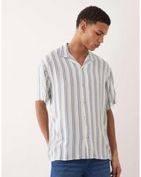 Jack & Jones - Stripe Shirt With Short Sleeves - Lyst