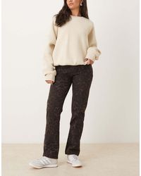 Abercrombie & Fitch - Curve Love Mid Rise Straight Jeans - Lyst