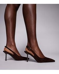 SIMMI - Simmi London Wide Fit Heky Slingback Heeled Shoes - Lyst