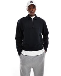 ASOS - Sweat coupe carrée oversize à col zippé - Lyst