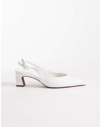 ASOS - Swift Sling Back Block Heeled Shoes - Lyst