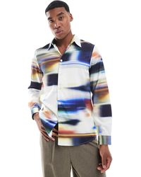 Paul Smith - – langärmliges hemd mit print - Lyst