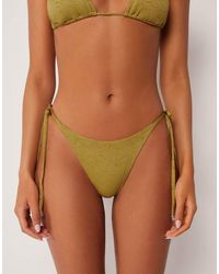 Calzedonia - Tie Thong Bikini Bottoms Wild Jungle - Lyst