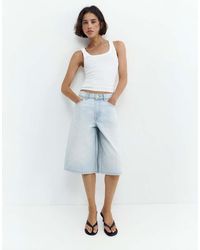 Pull&Bear - Jort Met Lage Taille - Lyst
