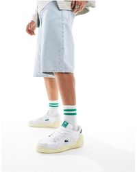 Lacoste Lt Fit Sock Sneaker Schwarz in Wei f r Herren Lyst DE