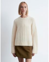 & Other Stories - Supersoft Fluffy Mohair And Wool Wide Rib Jumper - Lyst