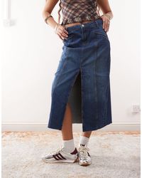 Noisy May - – midi-jeansrock - Lyst