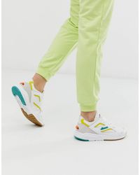 womens white ellesse trainers