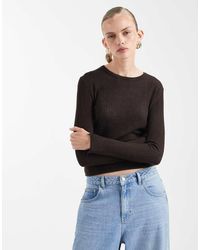 Mango - Teen Lightweight Knitted Top With Flared Sleeves - Lyst