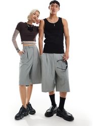 Collusion - Unisex Relaxed Wide Leg Tailored Shorts - Lyst