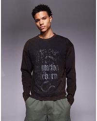 Liquor N Poker - Relaxed Fit Snake Graphic Acid T-shirt - Lyst