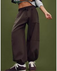 Stradivarius - Balloon Plush joggers - Lyst