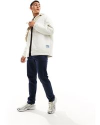 Levi's - Tamalpais - giacca con cappuccio color crema con logo - Lyst