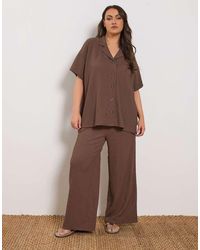 Yours Clothing - Textured Shirt - Lyst