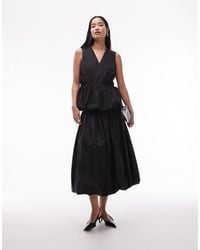 ARKET - Co-ord Cotton Rich Bubble Hem Maxi Skirt - Lyst