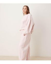 ASOS - Asos Design Curve Premium 500gsm Seamed Barrel Leg jogger - Lyst