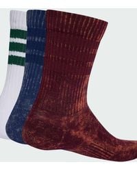 adidas Originals - Stonewash Crew Socks 3 Pairs - Lyst