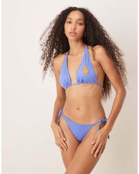 Polo Ralph Lauren - Logo Icons Ricky String Bikini Bottoms - Lyst