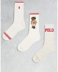 Polo Ralph Lauren - – 3er-pack socken - Lyst