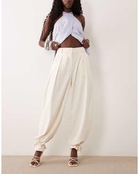ASOS - Tailored Balloon Pants With Ruffle Hem - Lyst