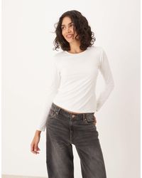 Jdy - O-neck Long Sleeve Top - Lyst