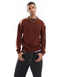 Jack & Jones - Oversized Fluffy Crew Neck Jumper - Lyst