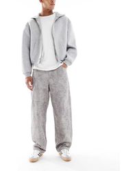 ASOS - Vaqueros De Corte Recto Suelto Con Estampado De Camuflaje De - Lyst