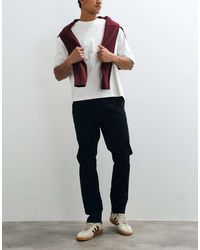 Threadbare - Pantaloni Slim Neri - Lyst