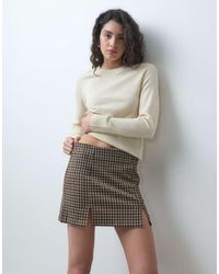 ONLY - Minirok Met Hoge Taille - Lyst