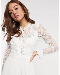 clandre vintage lace jumpsuit