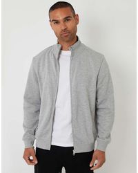 Threadbare - Funnel Neck Zip Through Sweatshirt - Lyst