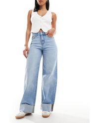 JJXX - Tokyo - jean ample avec ourlet retroussé - clair - Lyst