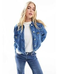 Barbour - Chaqueta Vaquera Con Lavado Medio De -Azul - Lyst