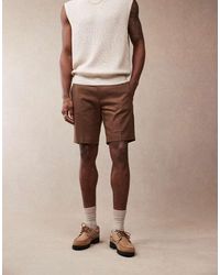 ASOS - Smart Slim Fit Linen Blend Shorts - Lyst