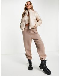 I Saw It First - High Shine Padded Puffer Jacket - Lyst