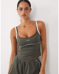 Tala - Skinluxe Contrast Double Strap Singlet - Lyst