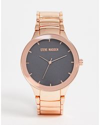 steve madden watch gold