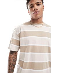 Threadbare - Oversized Stripe T-shirt - Lyst