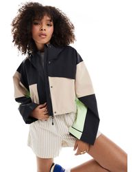 ASOS - Premium Waterproof Cropped Patched Jacket - Lyst