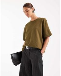 ASOS - Textured Jersey Oversized T-Shirt - Lyst