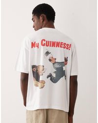 ASOS - Oversized T-shirt With Guinness Print - Lyst