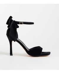 London Rebel - Mila Bow Detail High Heeled Sandals - Lyst