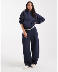 ASOS - Brushback Barrel Leg Sweatpants - Lyst