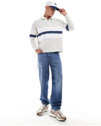 Abercrombie & Fitch - Chest Block Stripe Rugby Polo - Lyst