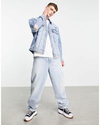 topman oversized denim jacket