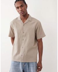 Jack & Jones - Textured Resort Shirt - Lyst