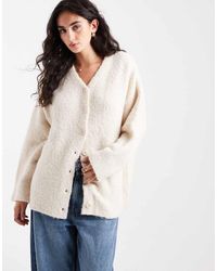 ASOS - Boucle Boyfriend Cardigan - Lyst