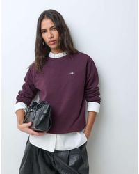 GANT - Shield Logo Crew Neck Sweatshirt - Lyst