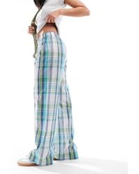 Cotton On - Cotton On Checked Boyfriend Boxer Trousers - Lyst
